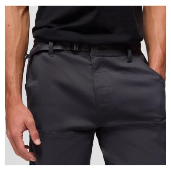 Prana Zion Stretch Outdoor/Hiking Shorts Adjustable Waist Gray Mens XS - Picture 13 of 13